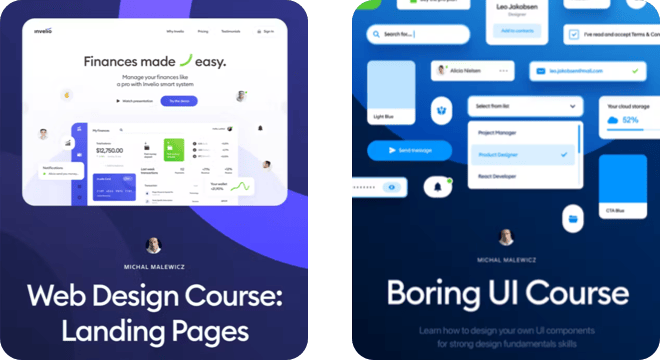 Web Design Course & Boring UI Course Web Design Course & Boring UI Course